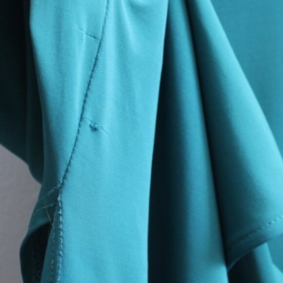 HELMUT LANG Women’s Faint Jersey Sleeveless Top in Siphon Teal Size Small - Picture 10 of 13